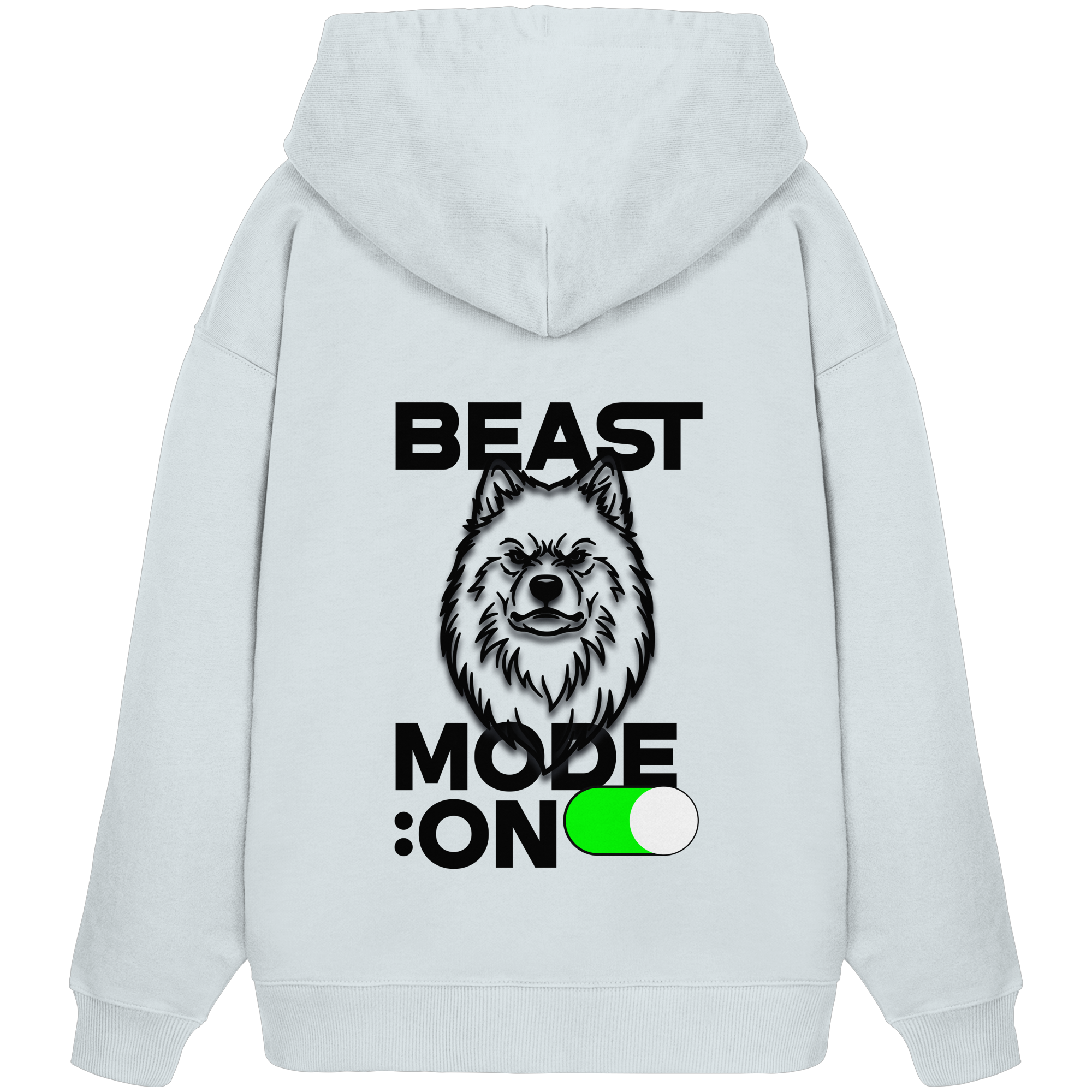 Beast Mode Jede schwarz - Organic Oversize Hoodie