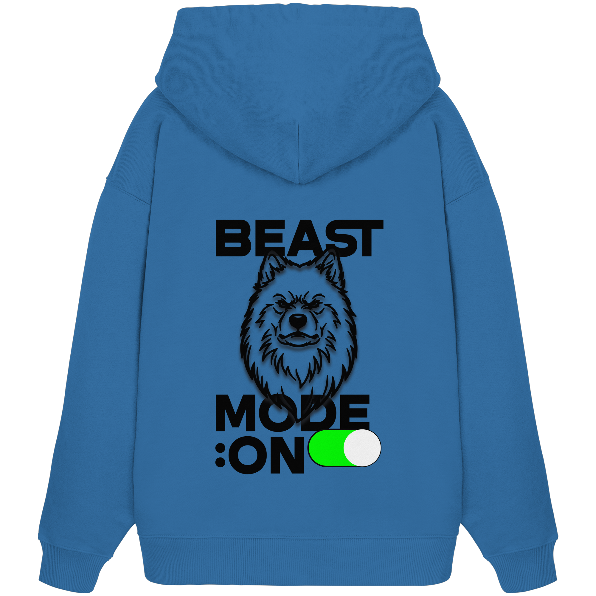 Beast Mode Jede schwarz - Organic Oversize Hoodie