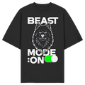 Oversize Beast Mode Weiß - Organic Oversize Shirt