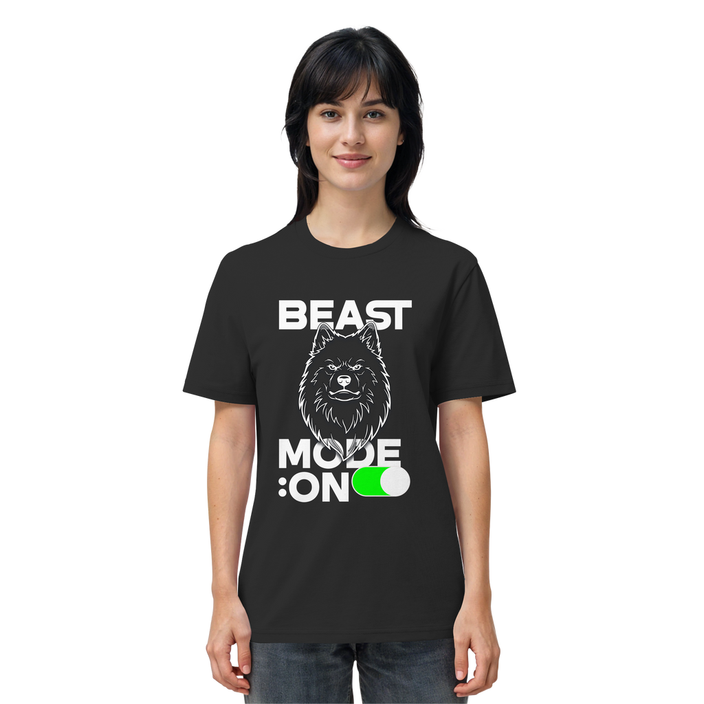 Beast Mode Weiß - Organic Shirt
