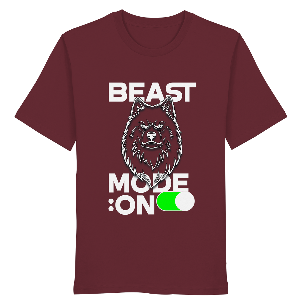 Beast Mode Weiß - Organic Shirt