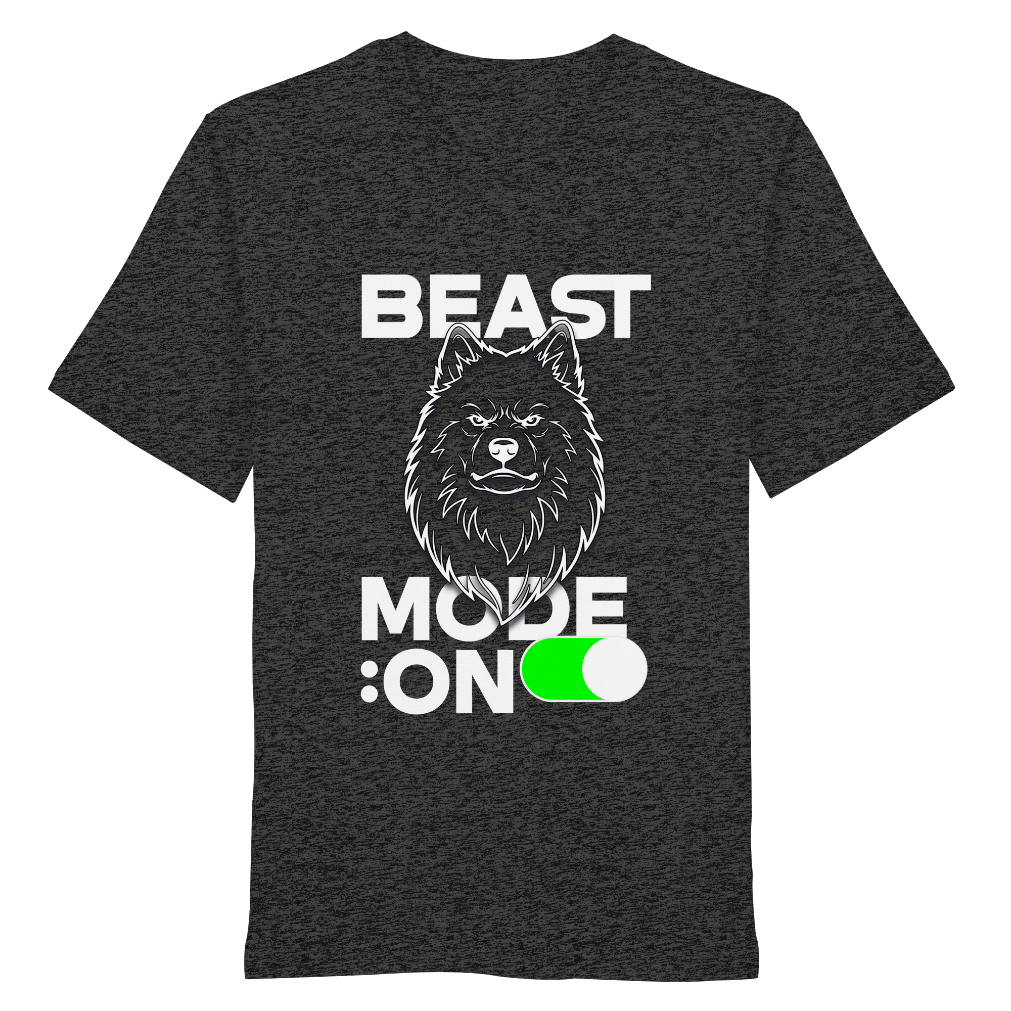 Beast Mode Weiß - Organic Shirt