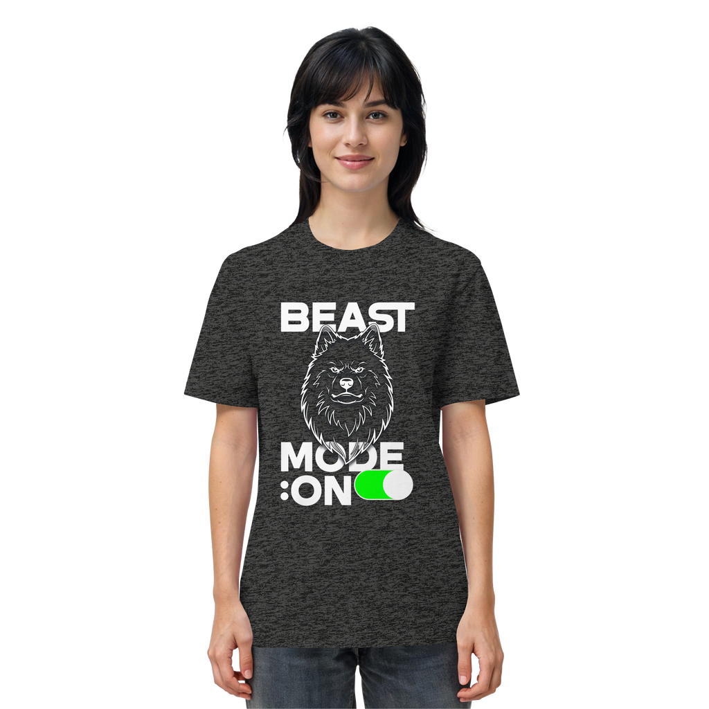 Beast Mode Weiß - Organic Shirt