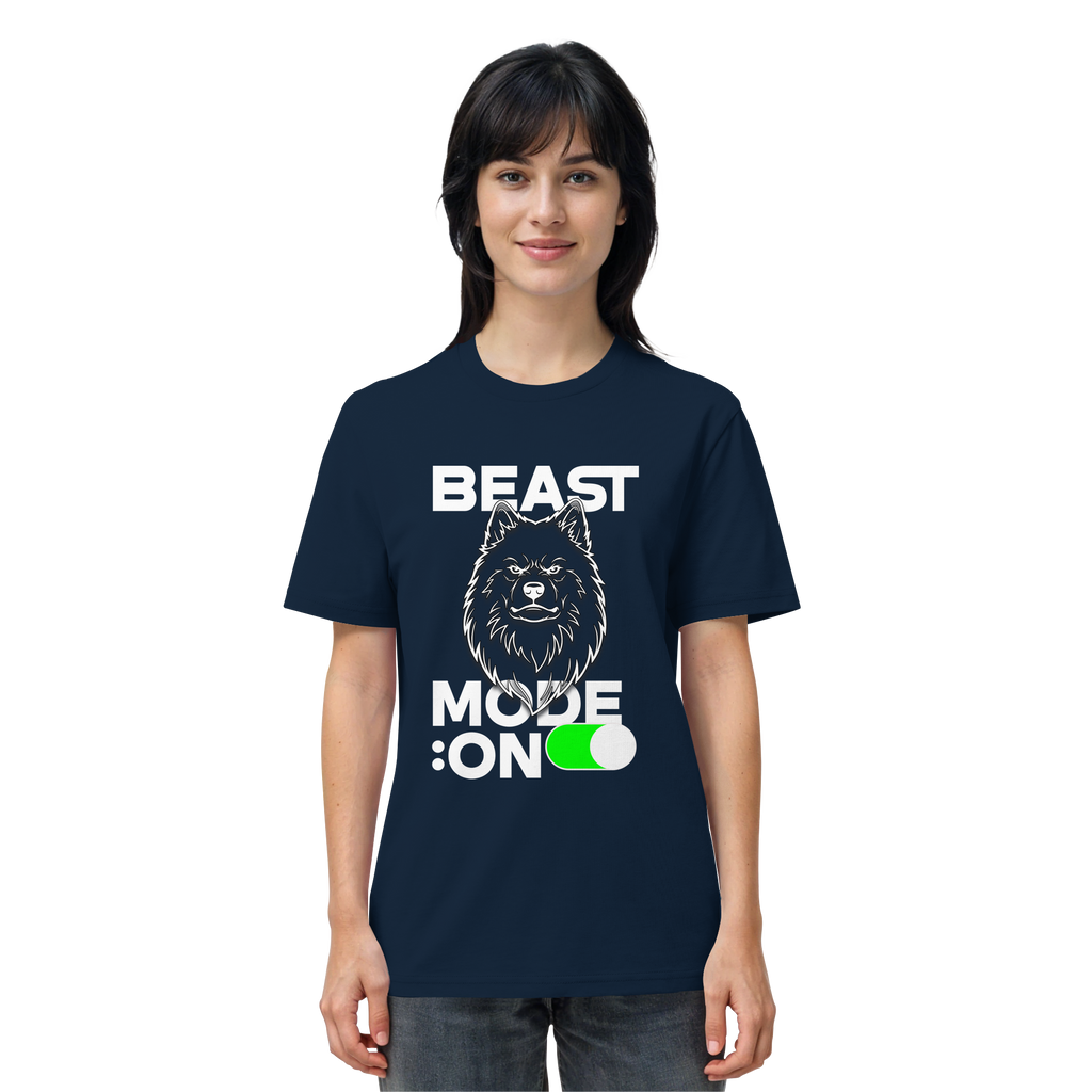 Beast Mode Weiß - Organic Shirt