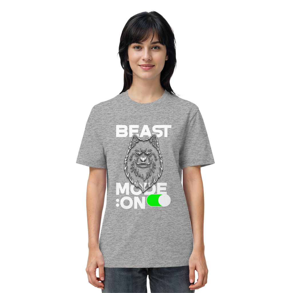 Beast Mode Weiß - Organic Shirt
