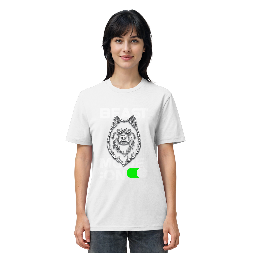 Beast Mode Weiß - Organic Shirt