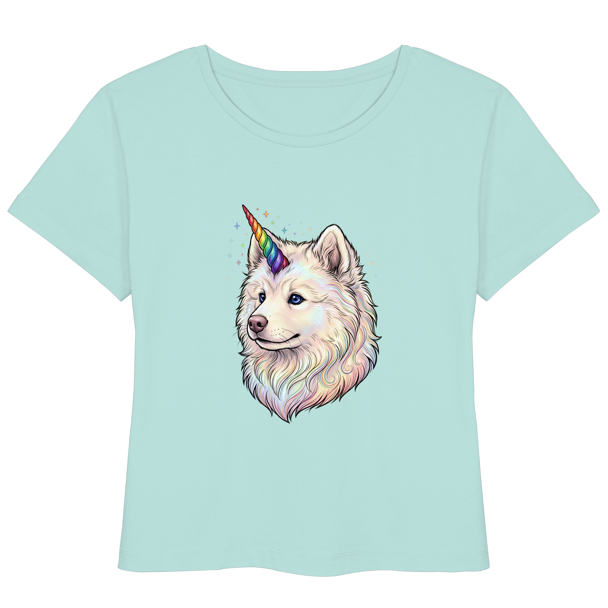 Einhornjede Ladys - Womens Organic Lightweight T-Shirt