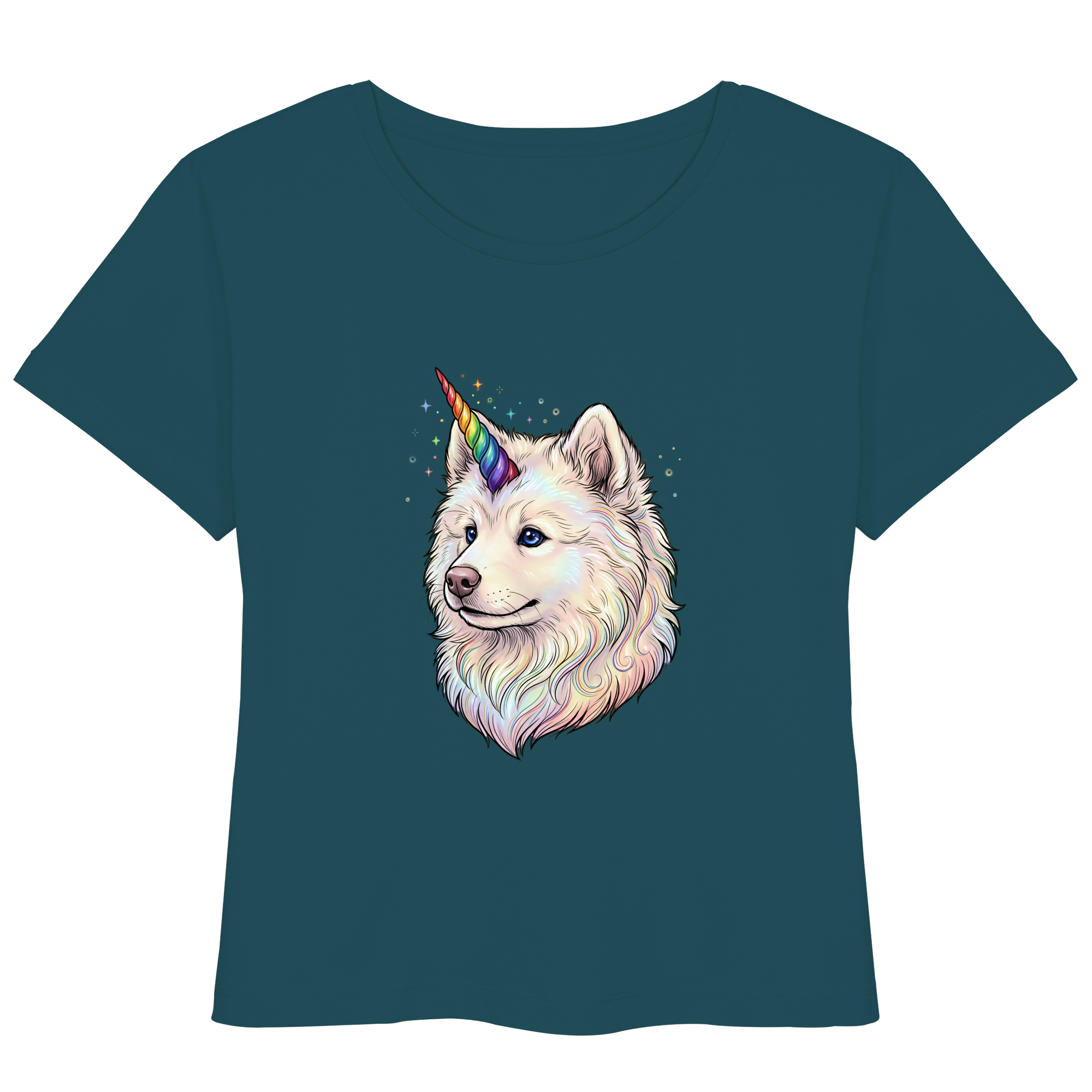 Einhornjede Ladys - Womens Organic Lightweight T-Shirt